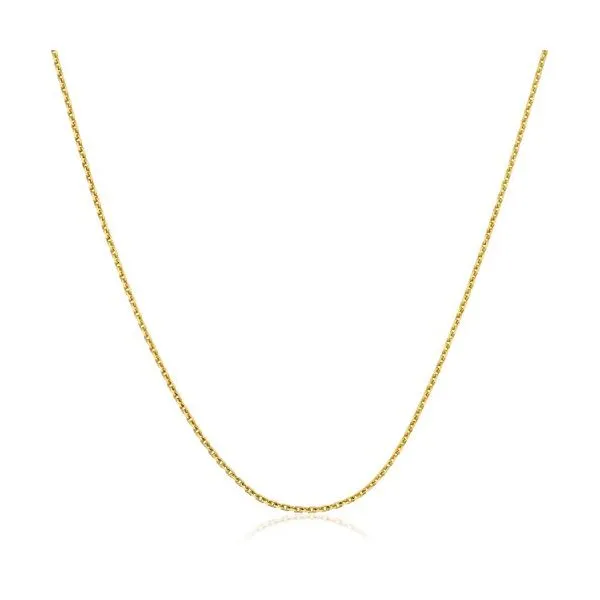 14K Yellow Gold 0.87 mm D/C cable chain - 20 inches Paul Bensel Jewelers Yuma, AZ