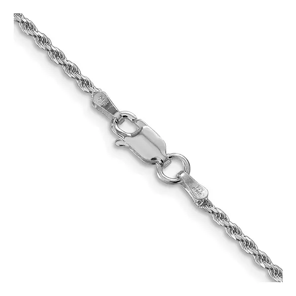 Sterling Silver Rhodium-Plated 1.7 mm Diamond Cut Rope Chain - 20 inches Paul Bensel Jewelers Yuma, AZ