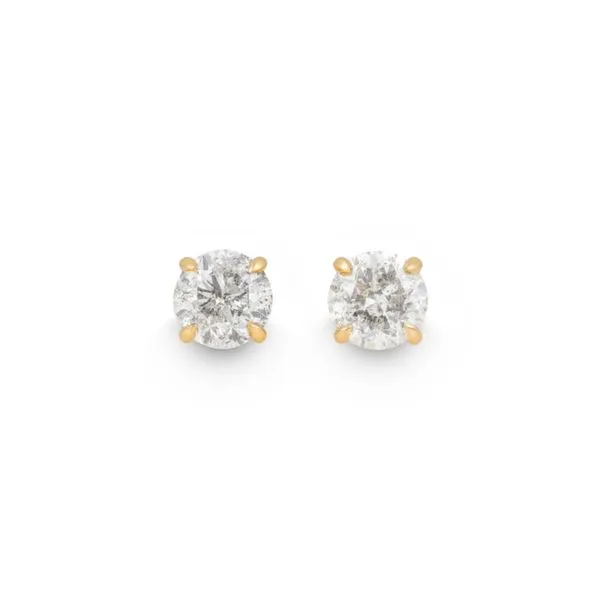14K Yellow Gold 3.08 ctw Round Diamond Studs Paul Bensel Jewelers Yuma, AZ