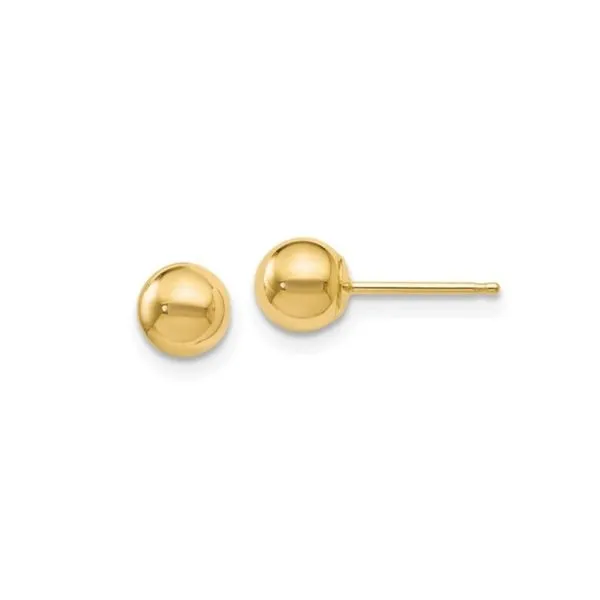 14K Yellow Gold 5 mm Ball Studs Paul Bensel Jewelers Yuma, AZ