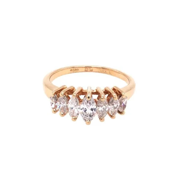 Estate Diamond Wedding Band Image 2 Paul Bensel Jewelers Yuma, AZ