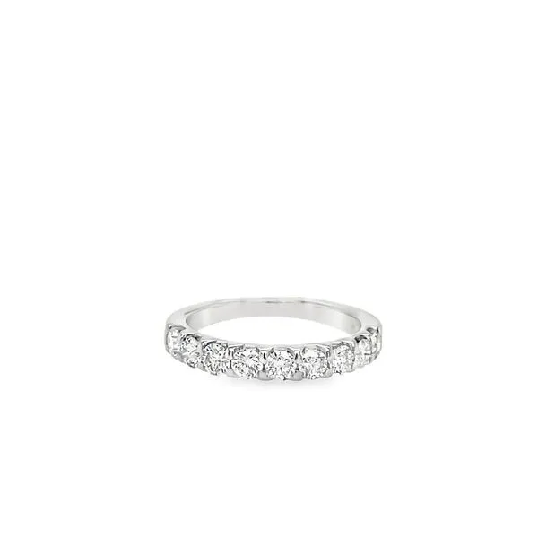 14K White Gold 0.90 ctw Shared Prong Diamond Band Paul Bensel Jewelers Yuma, AZ
