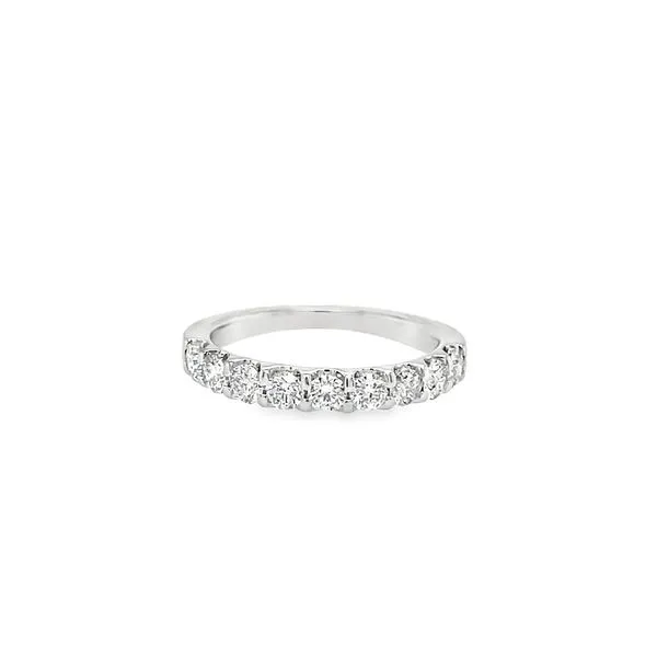 14K White Gold 0.90 ctw Shared Prong Diamond Band Paul Bensel Jewelers Yuma, AZ