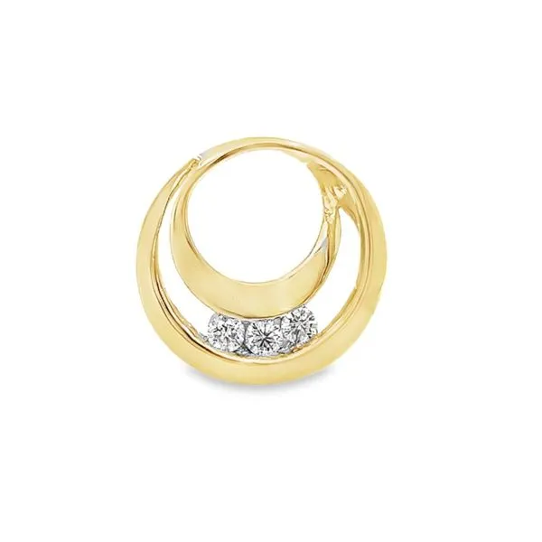 14K Yellow Gold 0.45 ctw Three Stone Style Diamond Pendant Paul Bensel Jewelers Yuma, AZ