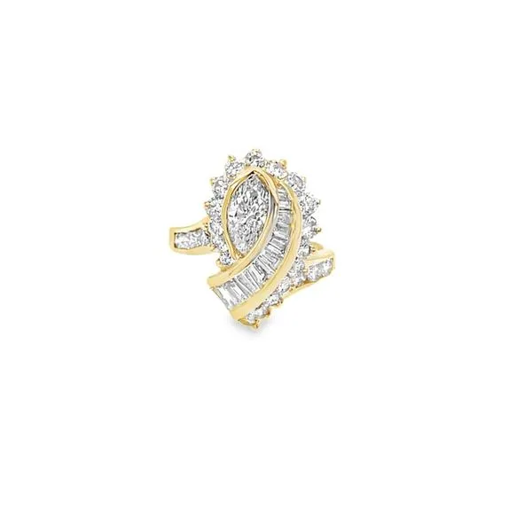 14K Yellow gold 2.51 ctw Diamond Fashion Ring Paul Bensel Jewelers Yuma, AZ