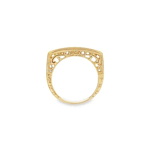 14K Yellow Gold Five Stone Alexandrite Band Image 2 Paul Bensel Jewelers Yuma, AZ