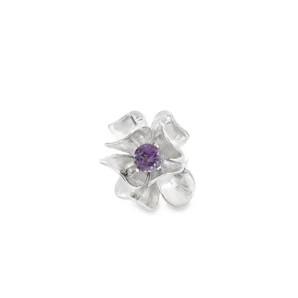 Sterling Silver Floral Motif Amethyst Fashion Ring Paul Bensel Jewelers Yuma, AZ