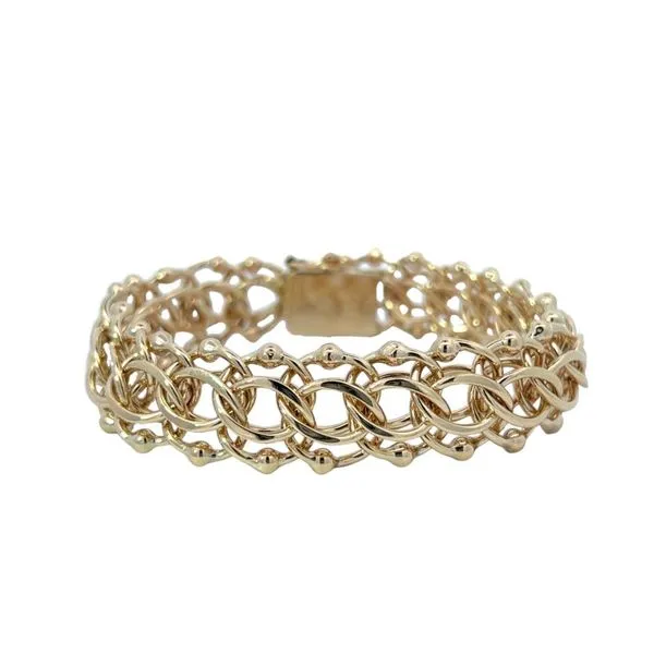 14K Yellow Gold Vintage Double - Link Bracelet Paul Bensel Jewelers Yuma, AZ