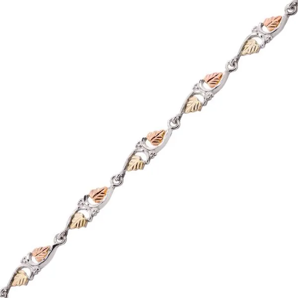 Sterling Silver and 10K Black Hills Gold Bracelet Image 2 Paul Bensel Jewelers Yuma, AZ