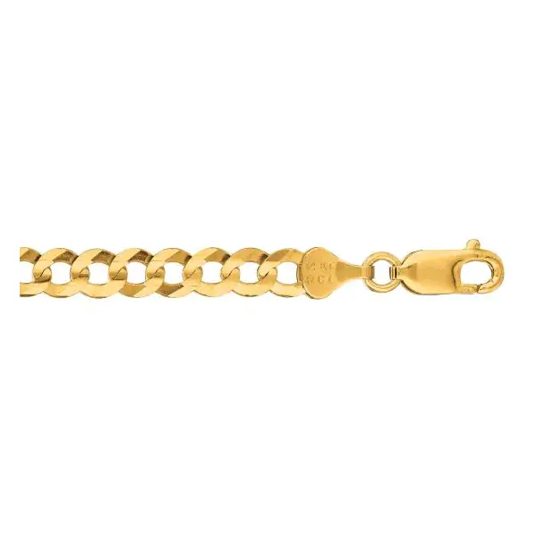 10K Yellow Gold 5.7 mm Curb Link Bracelet Paul Bensel Jewelers Yuma, AZ