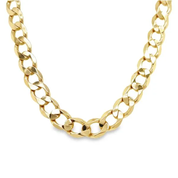 14K Yellow Gold 8.5 mm Curb Link Chain - 20.5 inches Paul Bensel Jewelers Yuma, AZ