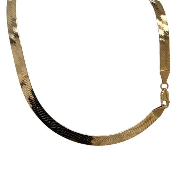 14K Yellow Gold 5.5 mm Herringbone Chain - 20 inches Paul Bensel Jewelers Yuma, AZ