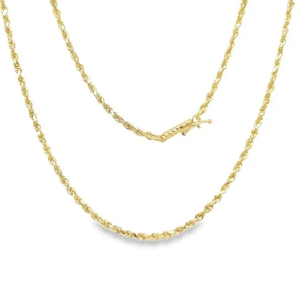 14K Yellow Gold 2 mm Diamond Cut Rope Chain - 16 inches Paul Bensel Jewelers Yuma, AZ