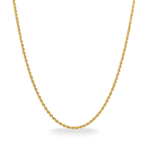 14K Yellow Gold 2.8 mm Rope Chain - 30 inches Paul Bensel Jewelers Yuma, AZ