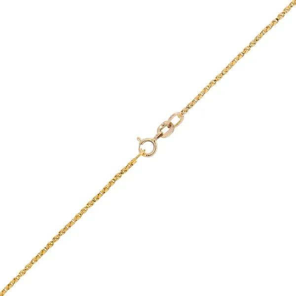 14K Yellow Gold 1.44 mm Twisted Box Chain - 24 inches Image 3 Paul Bensel Jewelers Yuma, AZ