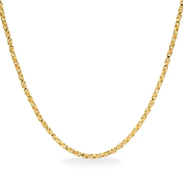 14K Yellow Gold 1.44 mm Twisted Box Chain - 24 inches Paul Bensel Jewelers Yuma, AZ