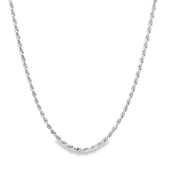 Sterling Silver 1.8 mm Diamond Cut Rope Chain - 20 inches Paul Bensel Jewelers Yuma, AZ