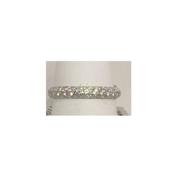 Diamond Women's Wedding Band Peran & Scannell Jewelers Houston, TX