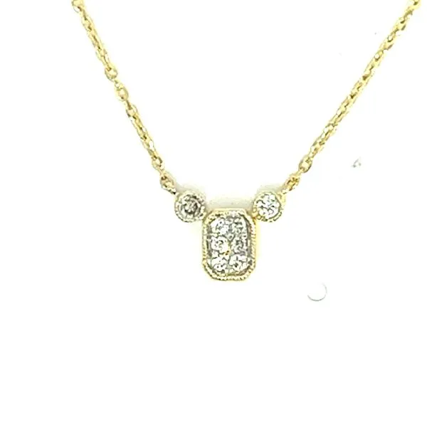 April Diamond Birthstone Necklace Peran & Scannell Jewelers Houston, TX