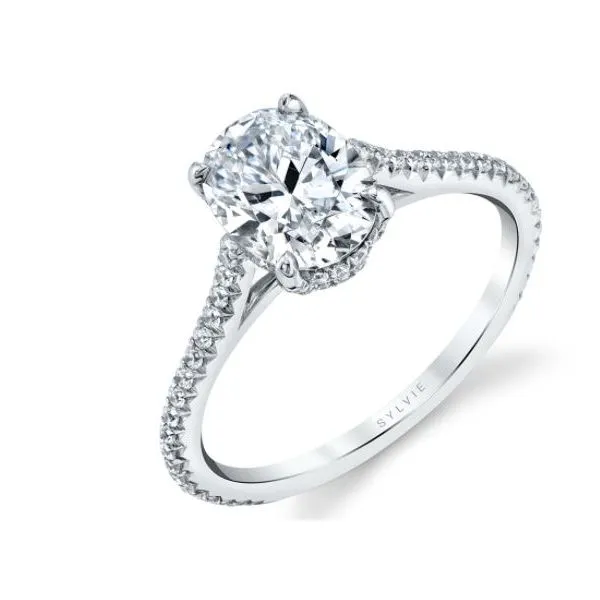 Semi-mount Engagement Ring Perry's Emporium Wilmington, NC