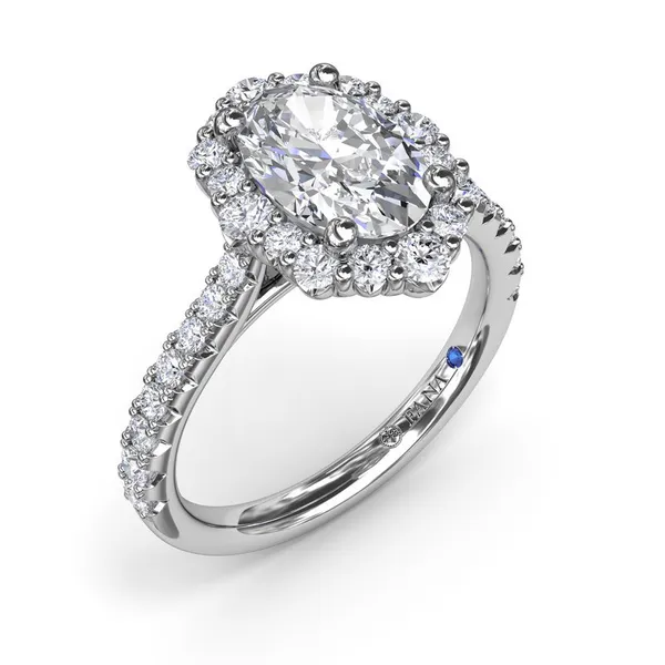 Semi-mount Engagement Ring Perry's Emporium Wilmington, NC