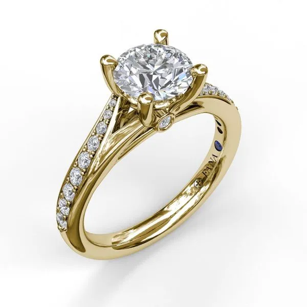 Semi-mount Engagement Ring Perry's Emporium Wilmington, NC