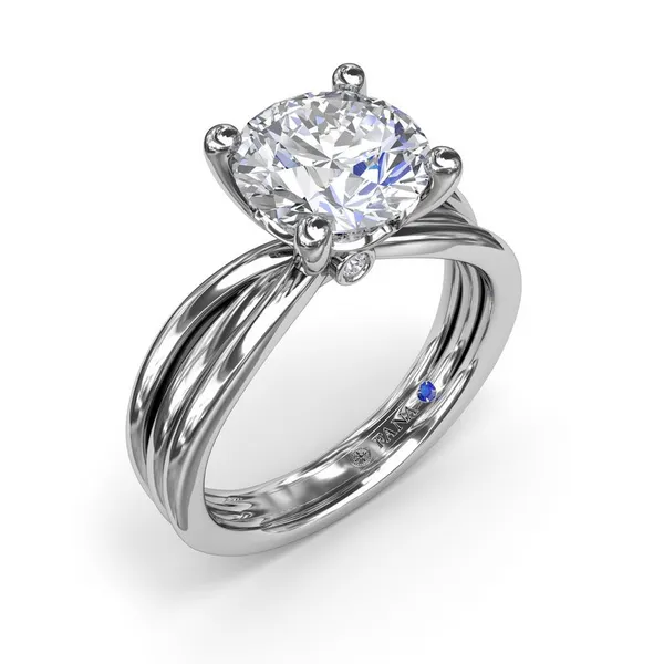 Semi-mount Engagement Ring Perry's Emporium Wilmington, NC