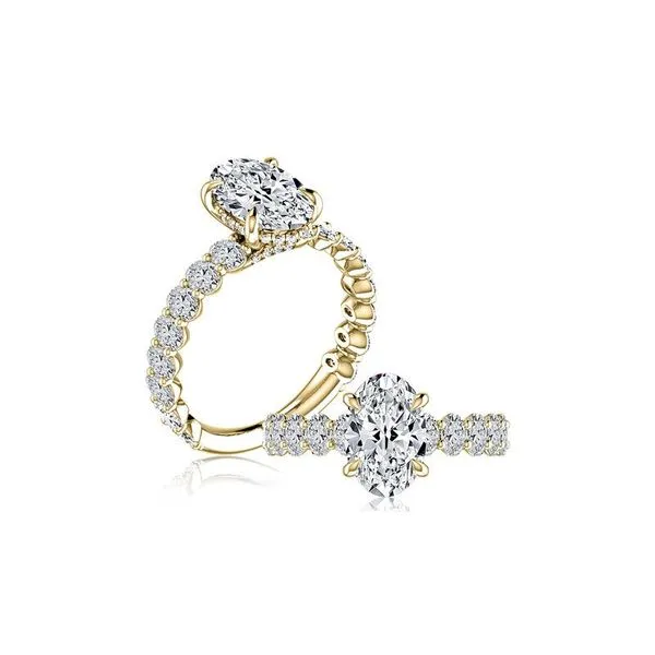 Semi-mount Engagement Ring Perry's Emporium Wilmington, NC