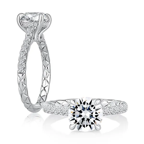 Semi-mount Engagement Ring Perry's Emporium Wilmington, NC