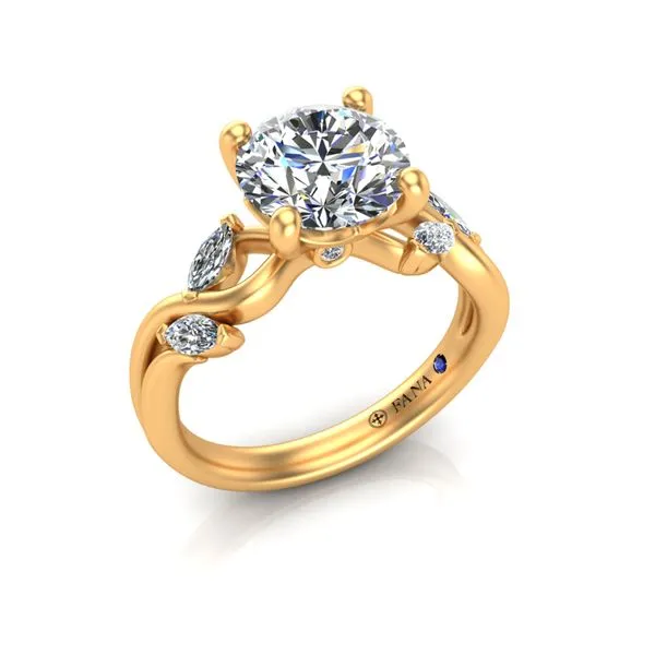 Semi-mount Engagement Ring Perry's Emporium Wilmington, NC