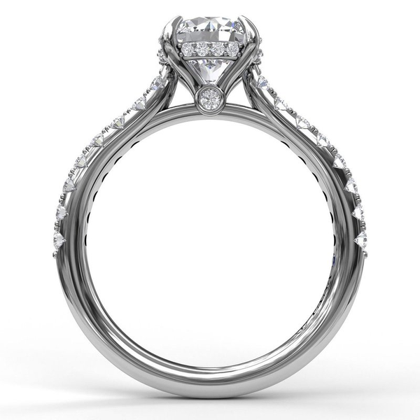 Semi-mount Engagement Ring Perry's Emporium Wilmington, NC