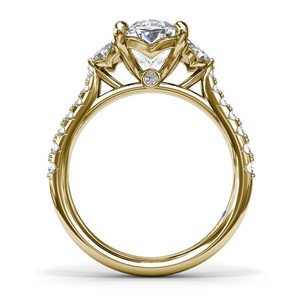 Semi-mount Engagement Ring Perry's Emporium Wilmington, NC