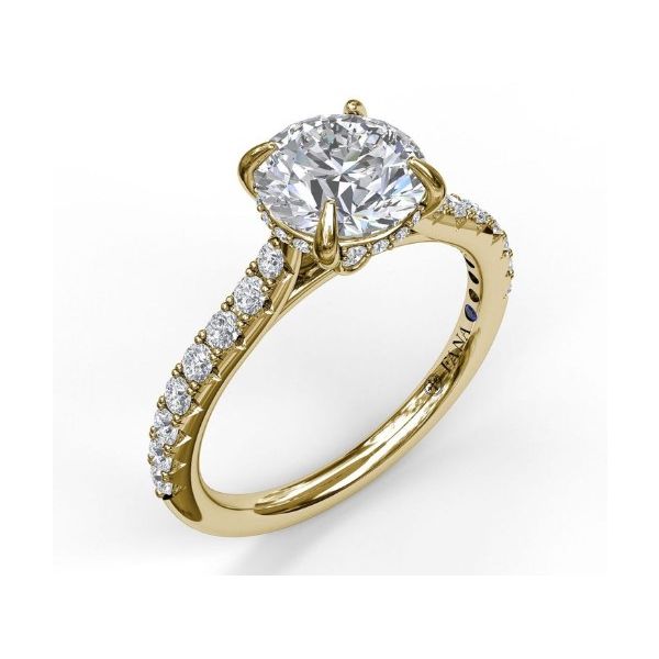 Semi-mount Engagement Ring Perry's Emporium Wilmington, NC