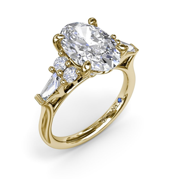 Semi-mount Engagement Ring Perry's Emporium Wilmington, NC
