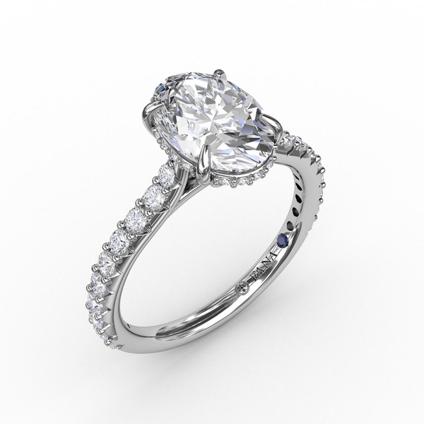 Semi-mount Engagement Ring Perry's Emporium Wilmington, NC