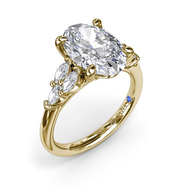 Semi-mount Engagement Ring Perry's Emporium Wilmington, NC