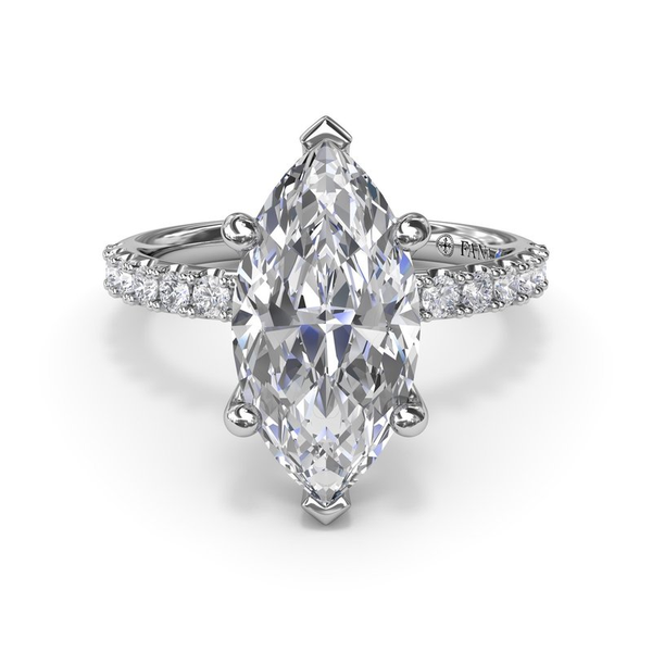Semi-mount Engagement Ring Perry's Emporium Wilmington, NC
