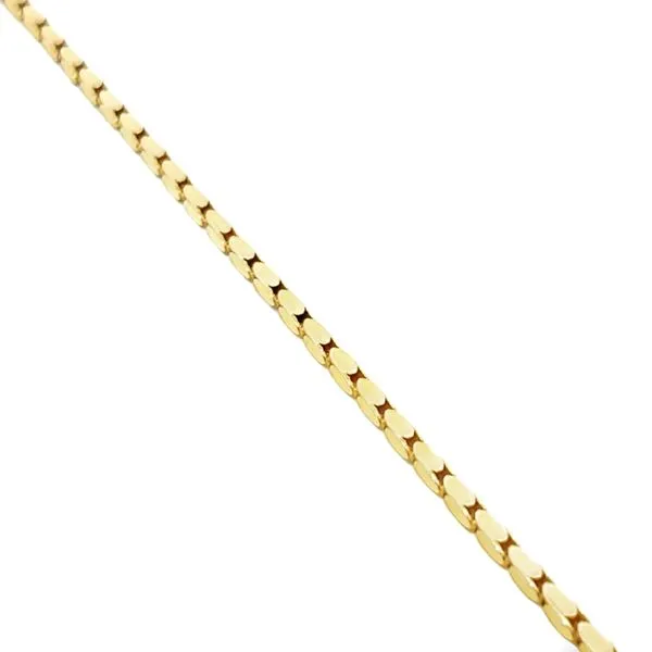 Gold Oval Popcorn Chain Bracelet Perry's Emporium Wilmington, NC