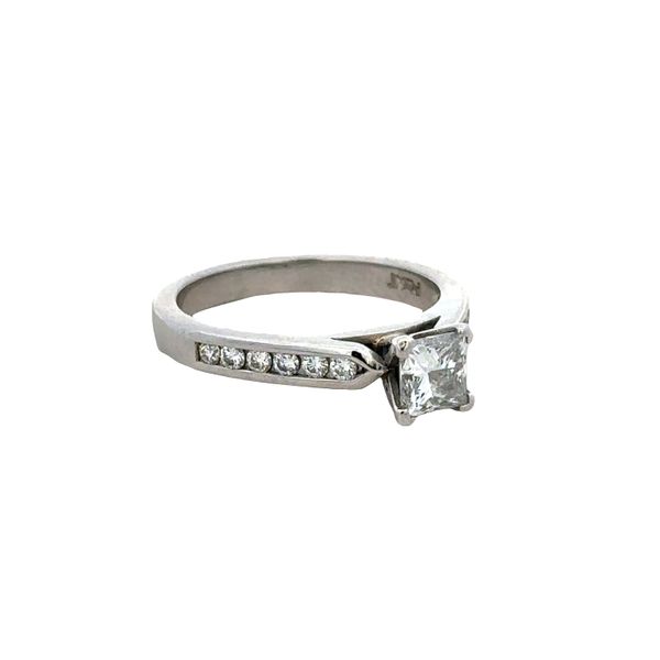 Platinum Princess-Cut Diamond Engagement Ring – Size 6.25 Image 2 Perry's Diamonds & Estate Jewelry Charlotte, NC