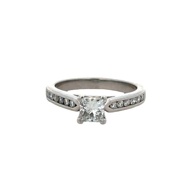 Platinum Princess-Cut Diamond Engagement Ring – Size 6.25 Perry's Diamonds & Estate Jewelry Charlotte, NC