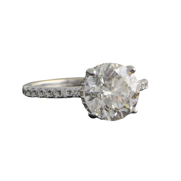 GIA 3.01 ct. H-SI2 Round Brilliant Cut Diamond Engagement Ring Image 2 Perry's Diamonds & Estate Jewelry Charlotte, NC