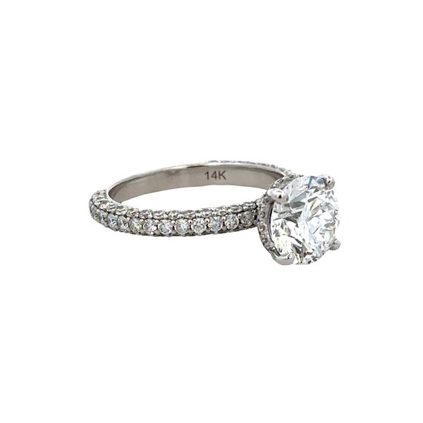 14k White Gold 2.01ct GIA Diamond Engagement Ring – Size 6 Image 2 Perry's Diamonds & Estate Jewelry Charlotte, NC