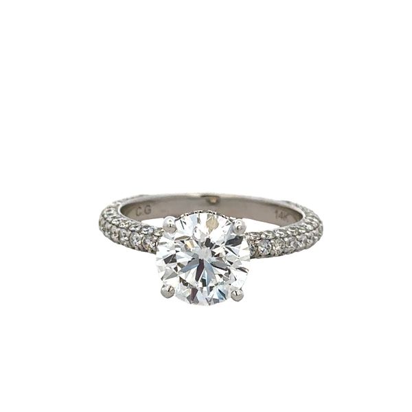 14k White Gold 2.01ct GIA Diamond Engagement Ring – Size 6 Perry's Diamonds & Estate Jewelry Charlotte, NC