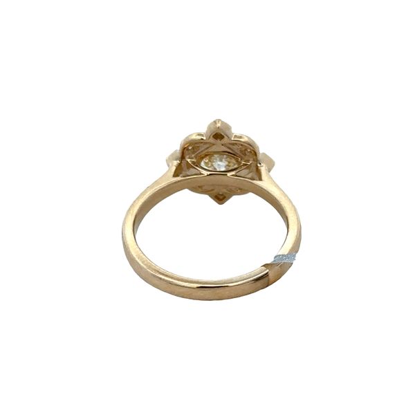 Vintage Inspired 14k Yellow Gold 1.12ct Diamond Engagement Ring – Size 6 Image 3 Perry's Diamonds & Estate Jewelry Charlotte, NC