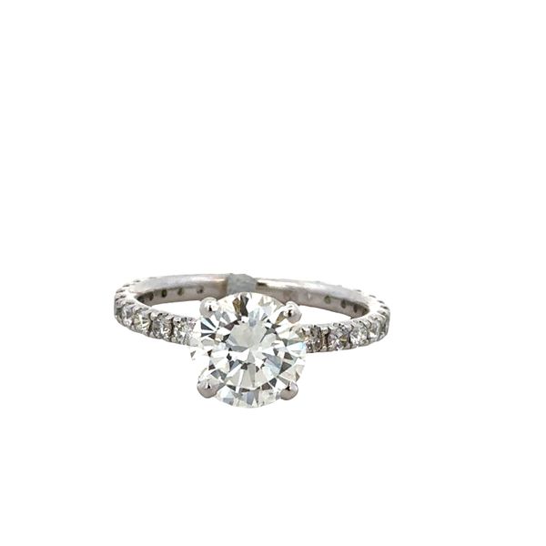 14k White Gold 1.51ct GIA Round Brilliant Diamond Engagement Ring – Size 4.75 Perry's Diamonds & Estate Jewelry Charlotte, NC