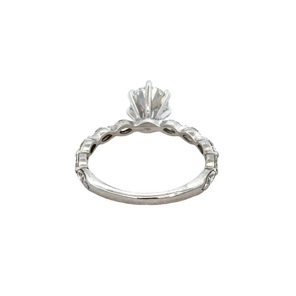 14k White Gold 1.01ct GIA Pear Shape Diamond Engagement Ring – Size 6 Image 2 Perry's Diamonds & Estate Jewelry Charlotte, NC