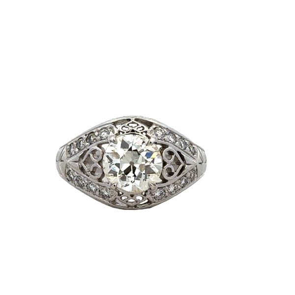 Vintage Art Deco 14k White Gold Diamond Ring – Size 7, Circa 1930s Perry's Diamonds & Estate Jewelry Charlotte, NC