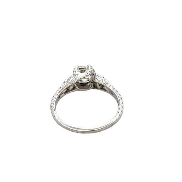 Platinum Art Deco Three-Stone Diamond Engagement Ring – Size 6.5, Circa 1930s Image 3 Perry's Diamonds & Estate Jewelry Charlotte, NC