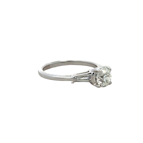 Platinum Old European Cut Diamond Engagement Ring – Size 5.75 Image 2 Perry's Diamonds & Estate Jewelry Charlotte, NC