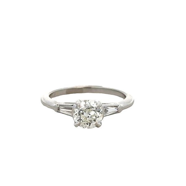 Platinum Old European Cut Diamond Engagement Ring – Size 5.75 Perry's Diamonds & Estate Jewelry Charlotte, NC